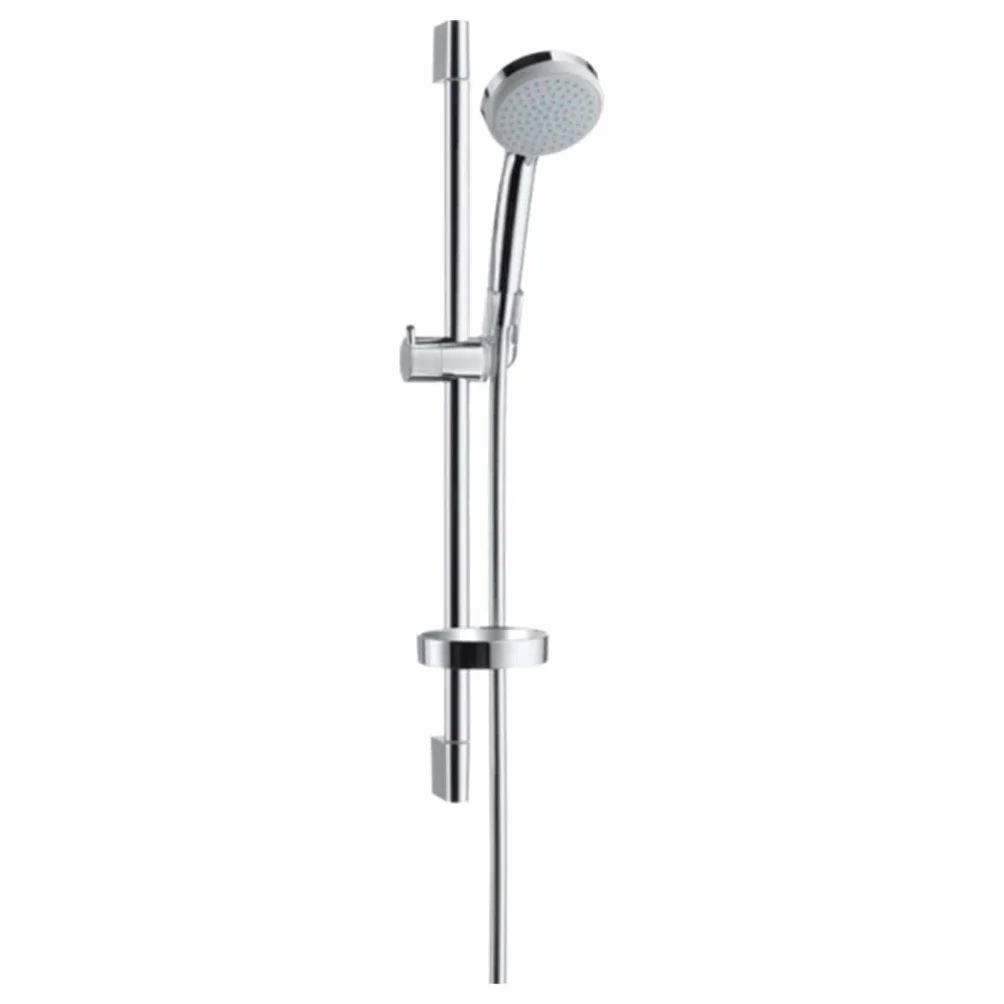 hansgrohe Croma 100 Zestaw prysznicowy Vario z drążkiem 65 cm i mydelniczką chrom, 27772000