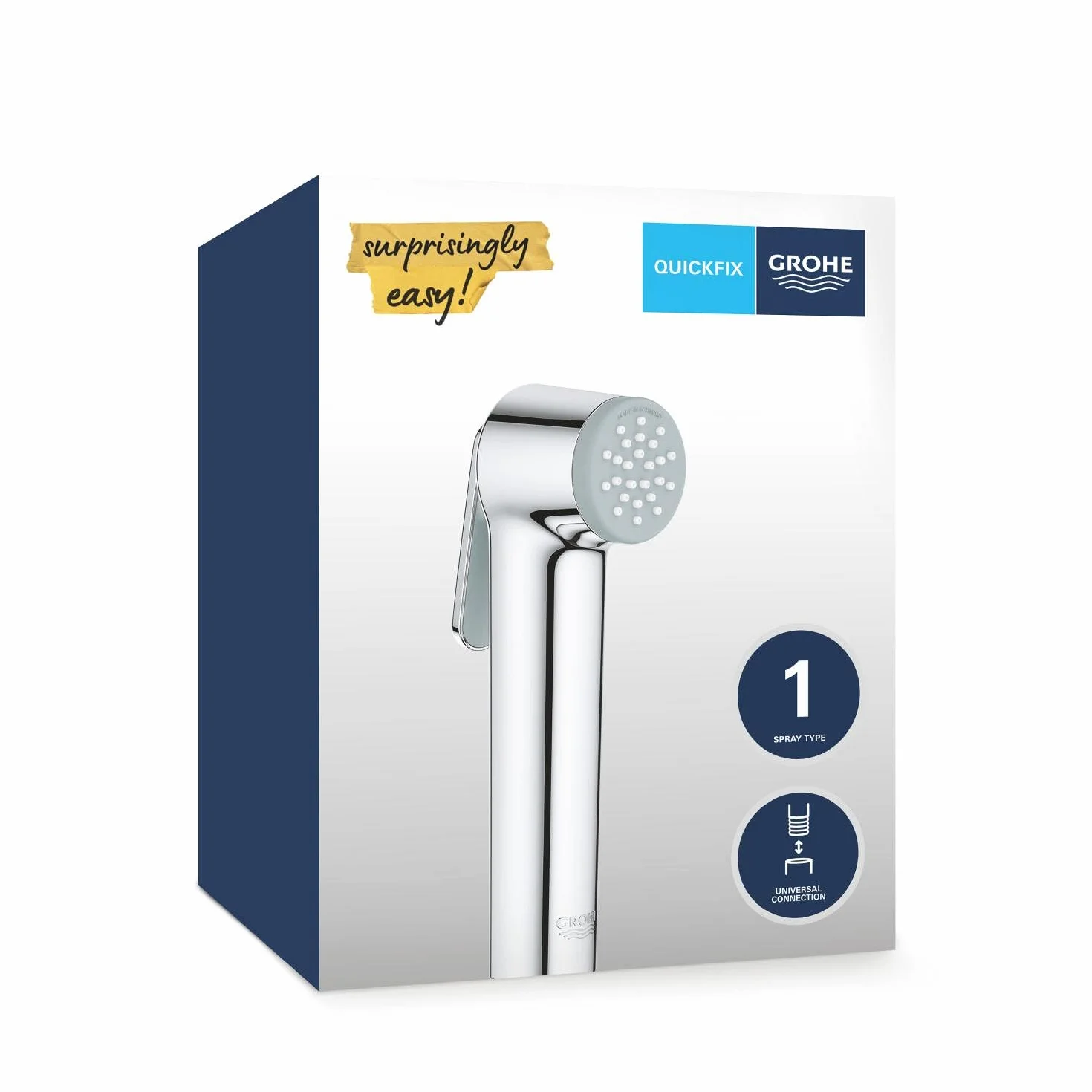 Grohe Vitalio Trigger Spray Głowica Prysznicowa, Srebrny, Ø 36 mm