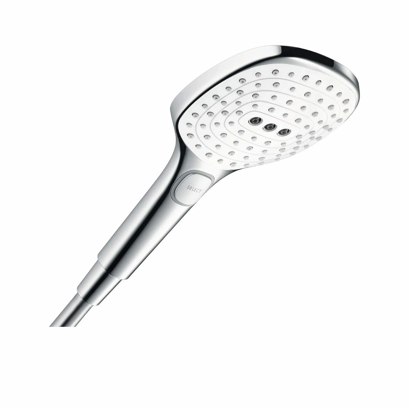 hansgrohe Raindance Select E 120 słuchawka prysznicowa, 3 rodzaje strumienia, biały/chrom