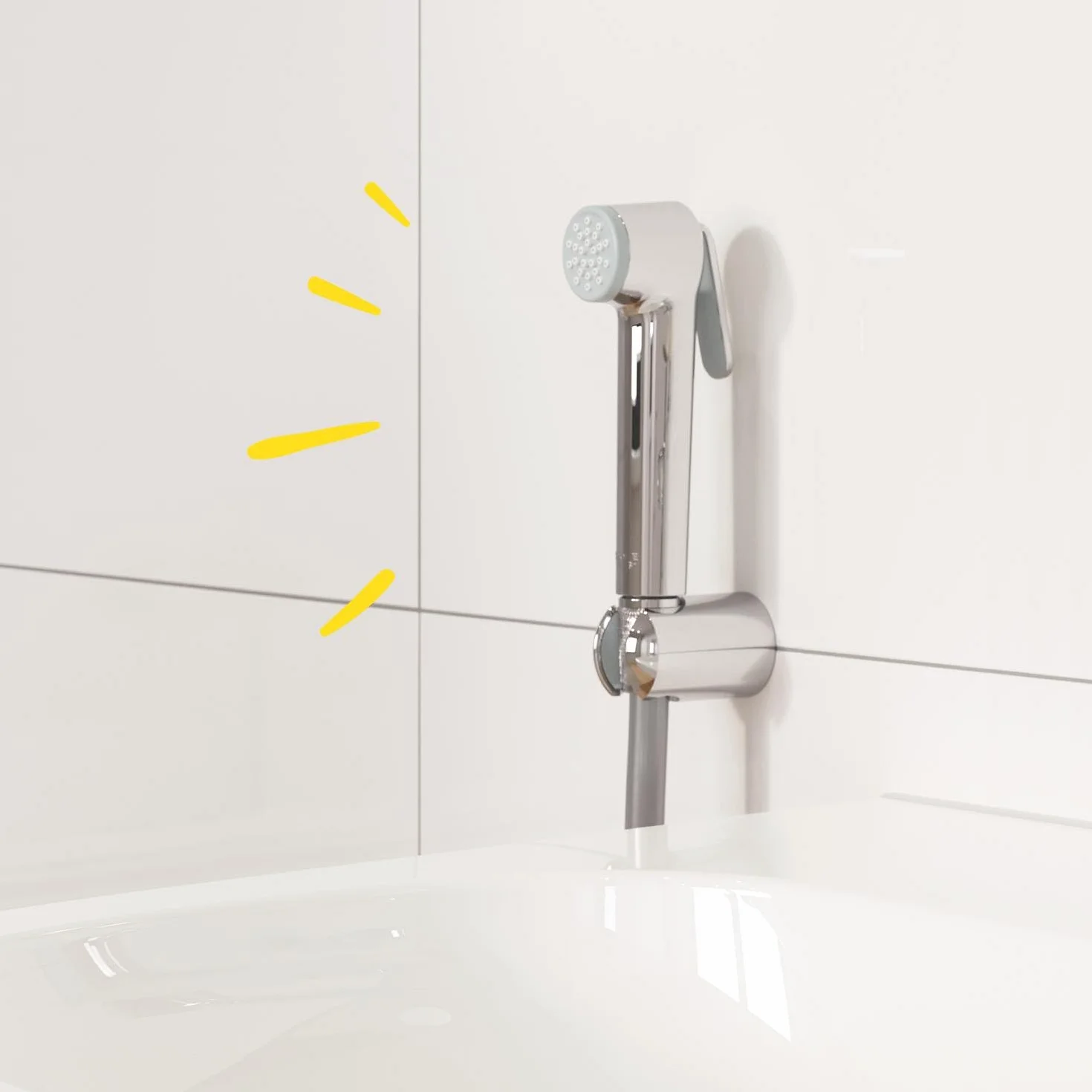 Grohe Vitalio Trigger Spray Głowica Prysznicowa, Srebrny, Ø 36 mm
