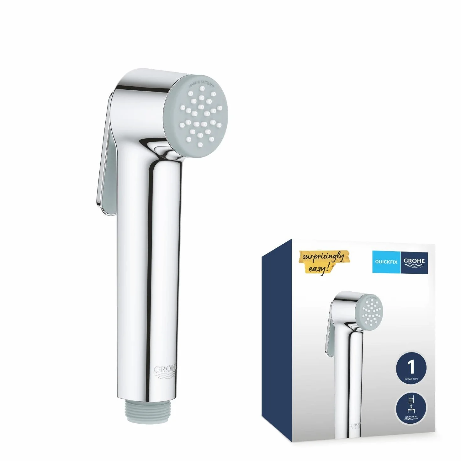 Grohe Vitalio Trigger Spray Głowica Prysznicowa, Srebrny, Ø 36 mm