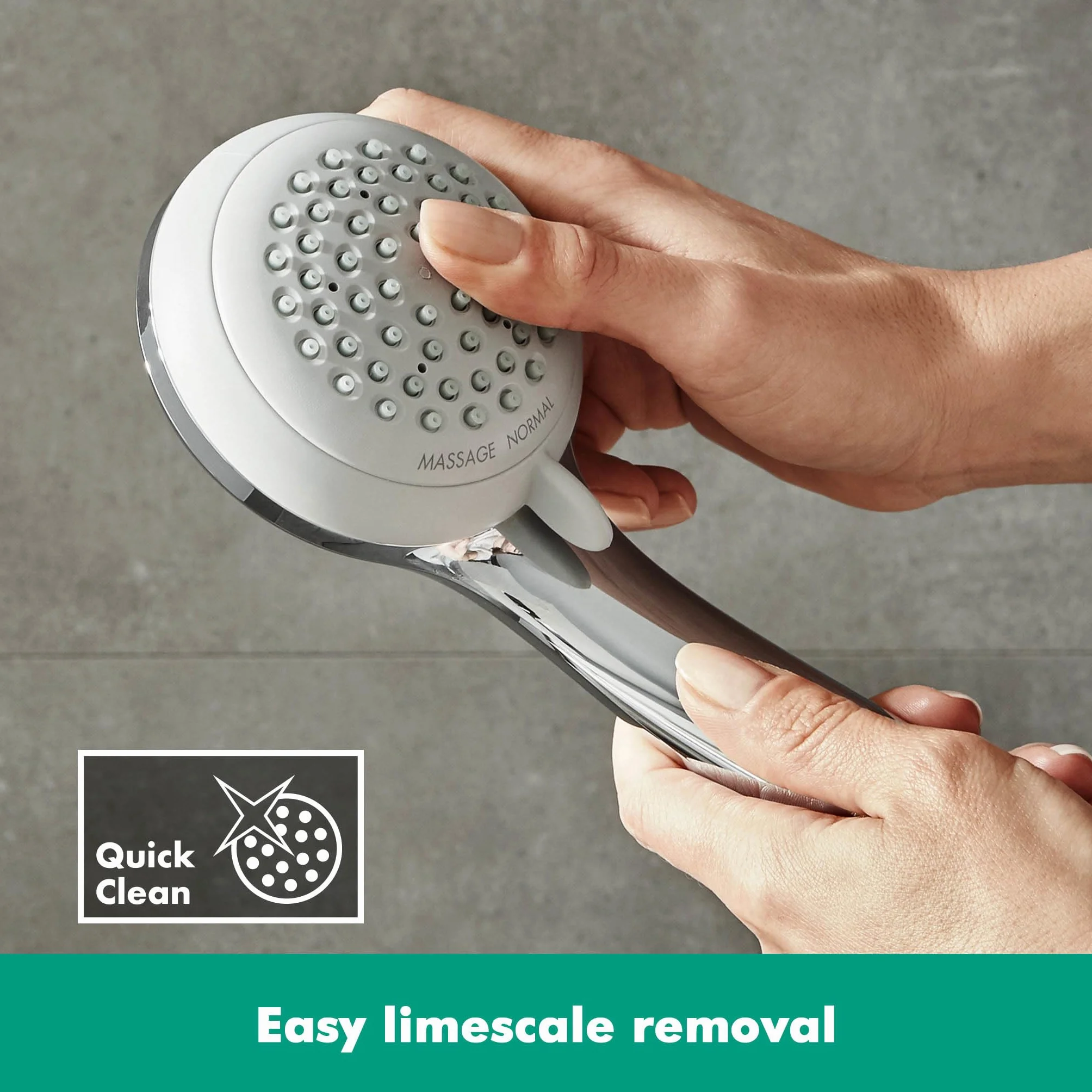 Hansgrohe Crometta 85 Słuchawka Prysznicowa, Srebrny, 7 x 8.5 x 18.4 cm