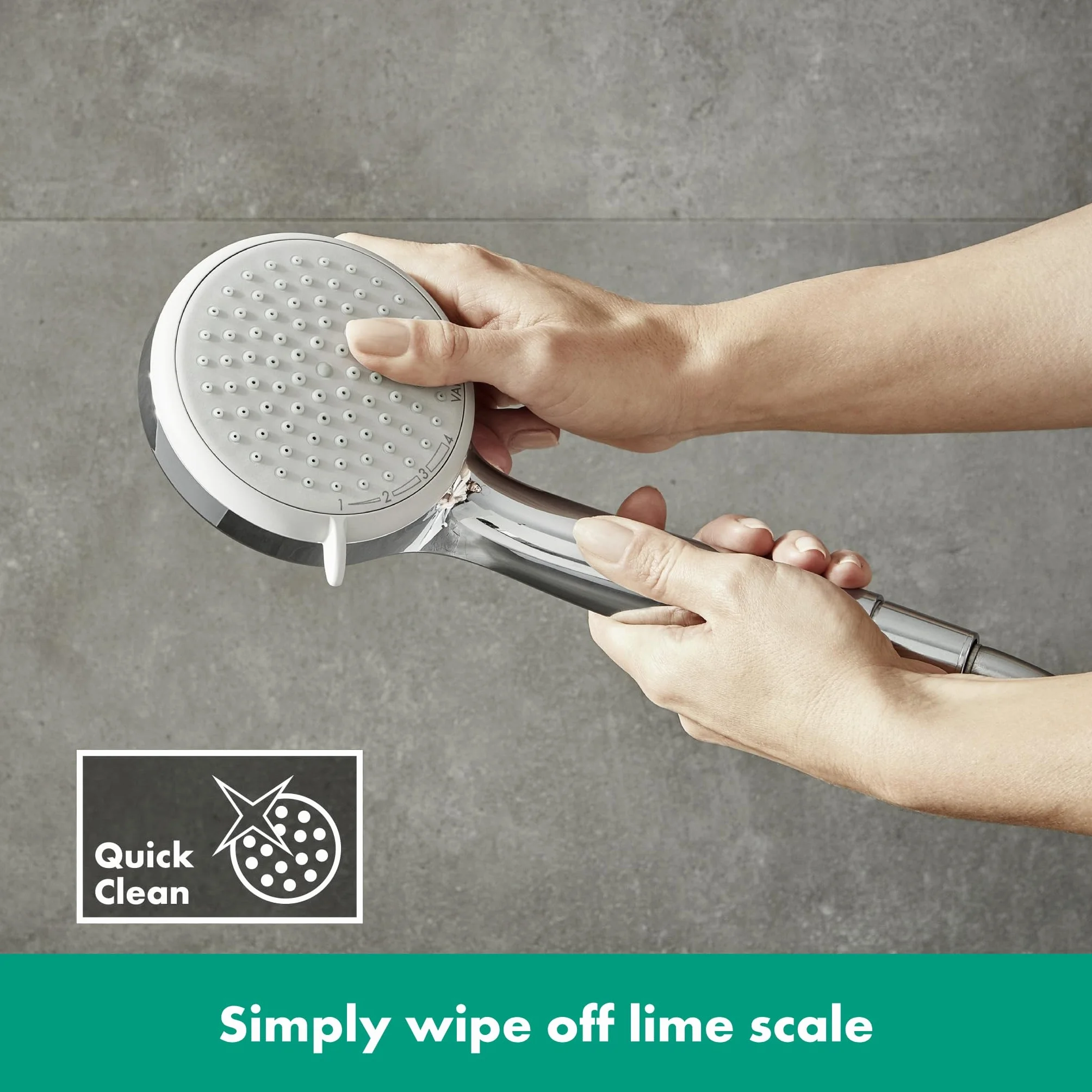 Hansgrohe Croma 100 Słuchawka Prysznicowa, Srebrny, 7.83 x 3.94 x 0.01 cm; 250 g