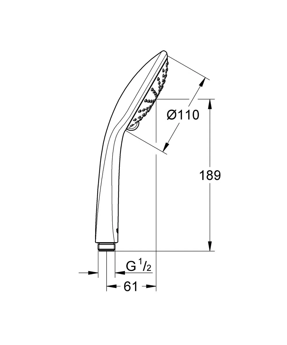 GROHE Euphoria 110 Duo Prysznic ręczny 2 strumienie