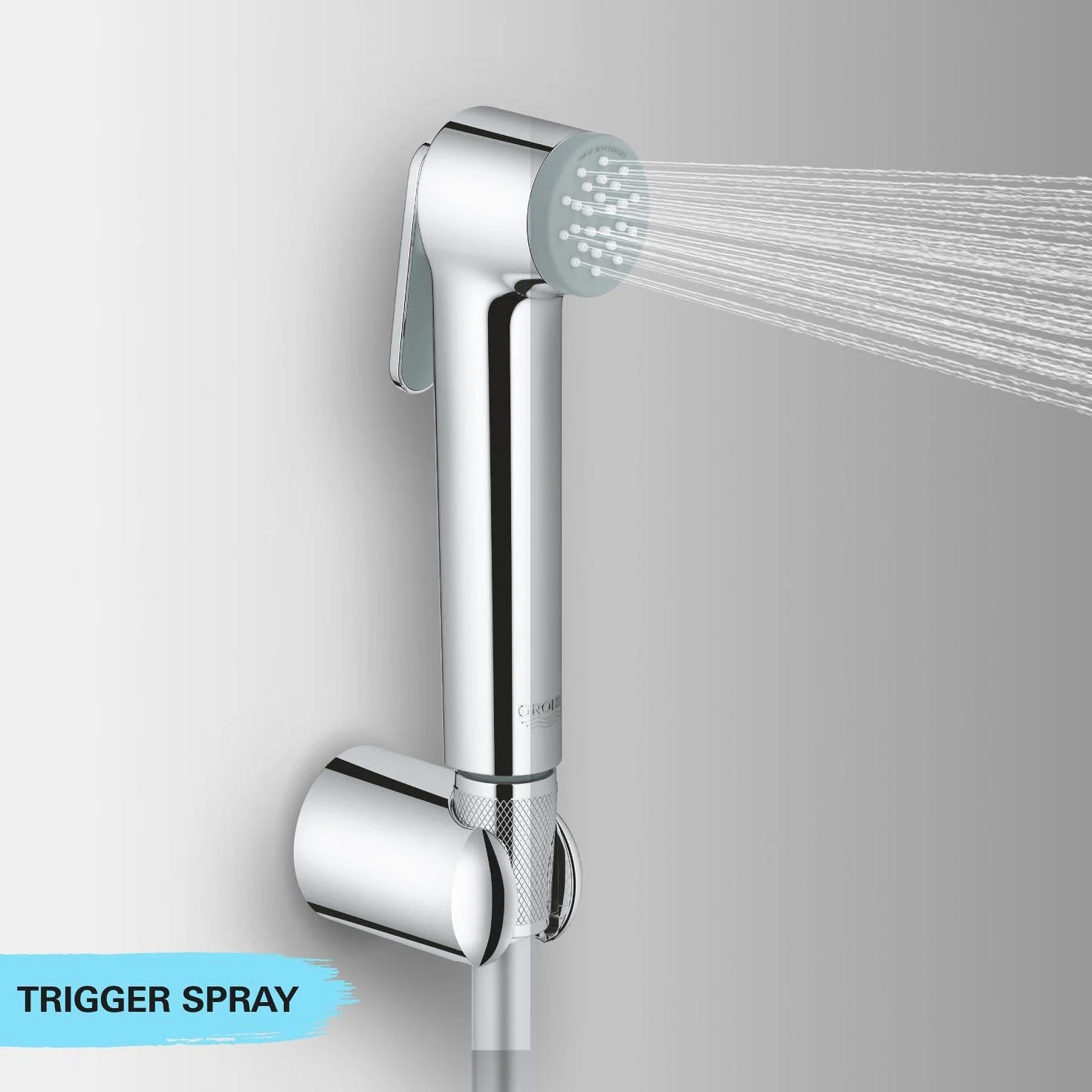 Grohe Vitalio Trigger Spray Głowica Prysznicowa, Srebrny, Ø 36 mm