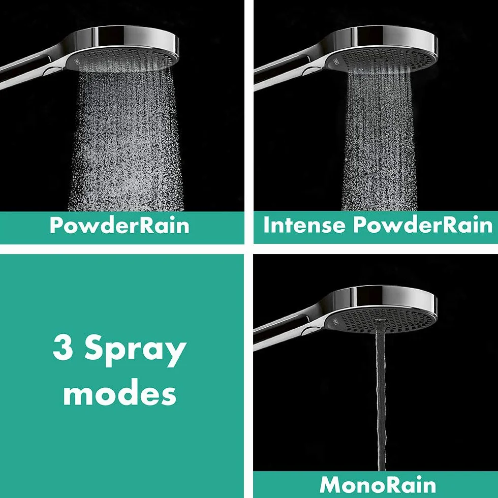 hansgrohe Raindance Select S Zestaw prysznicowy 150 z termostatem Ecostat Select i drążkiem 90 cm chrom, 27037000