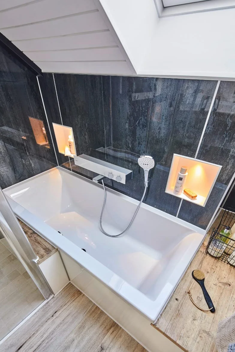 hansgrohe Ecostat Bateria termostatyczna prysznicowa Comfort, montaż natynkowy brąz szczotkowany, 13116140