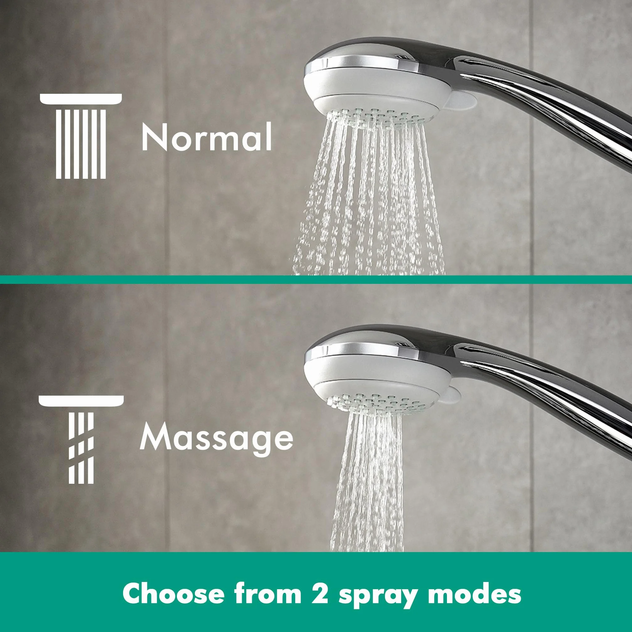 Hansgrohe Crometta 85 Słuchawka Prysznicowa, Srebrny, 7 x 8.5 x 18.4 cm