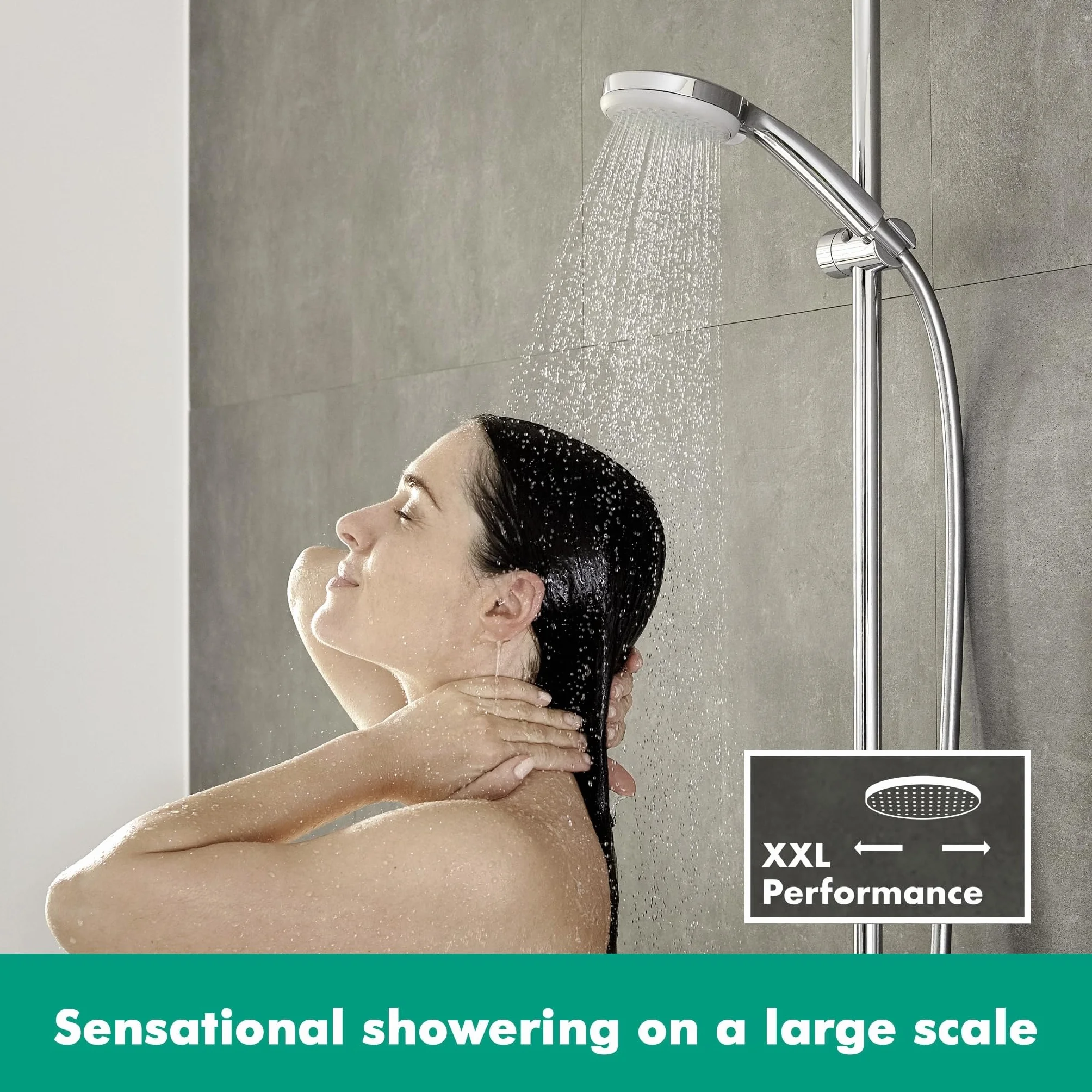 Hansgrohe Croma 100 Słuchawka Prysznicowa, Srebrny, 7.83 x 3.94 x 0.01 cm; 250 g