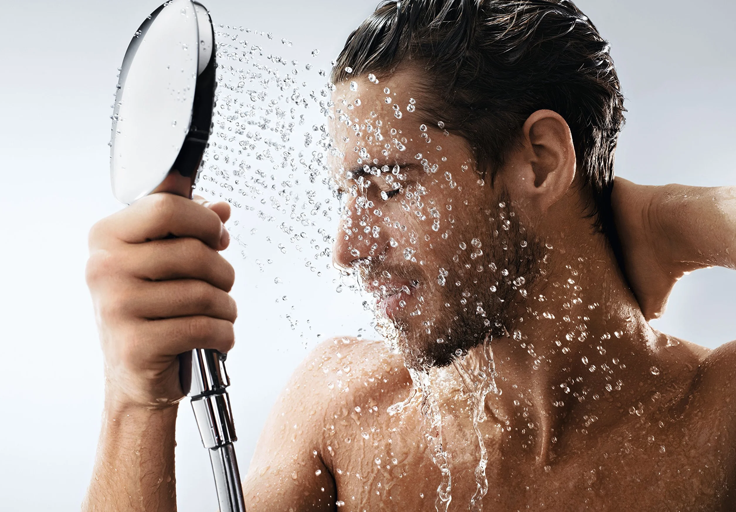 hansgrohe Raindance Select E 120 słuchawka prysznicowa, 3 rodzaje strumienia, biały/chrom